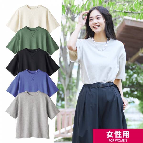 《二の腕が気になる。→ 解決！》【ワークマン】980円で買えちゃう♡「5分袖トップス」