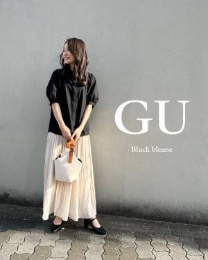 「全大人女子におすすめ（泣）」【GU】やっぱ”モノトーン”最強♡ 大人の「シンプルトップス」