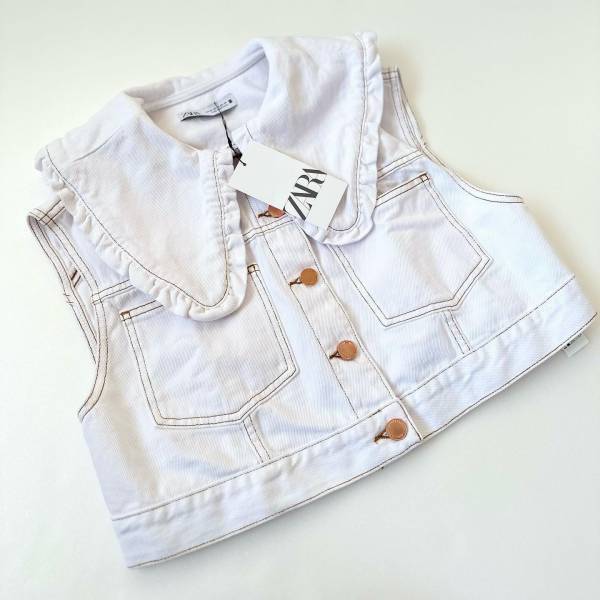 「可愛さ大爆発」！！とにかく「最高すぎます♡」【ZARA】「襟が可愛すぎ！！」”デニムベスト”