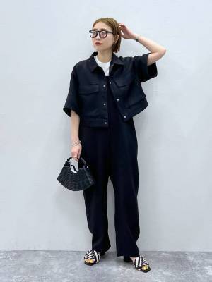 「大人気」って噂♡【グローバルワーク】シワになりにくい！ 洗練見え「オールインワン」