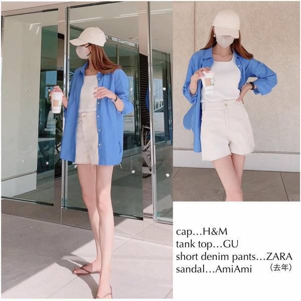 ＜羽織りがない。 → 解決！＞【ユニクロ】おしゃれさんも愛用♡ 着回し力◎「ブルーシャツ」