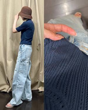 軽々な着心地♡「1番のお気に入り」と話題！【ユニクロ×マメクロゴウチ】ならではのアイテム”3Dメッシュセーター”