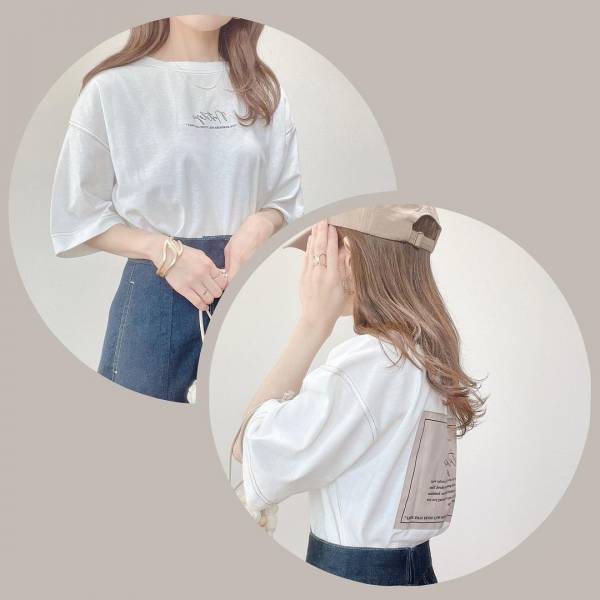 「全大人女子におすすめすぎる」と大絶賛♡【しまむら】「二度見レベル」の”ロゴT＆フォトT”4選