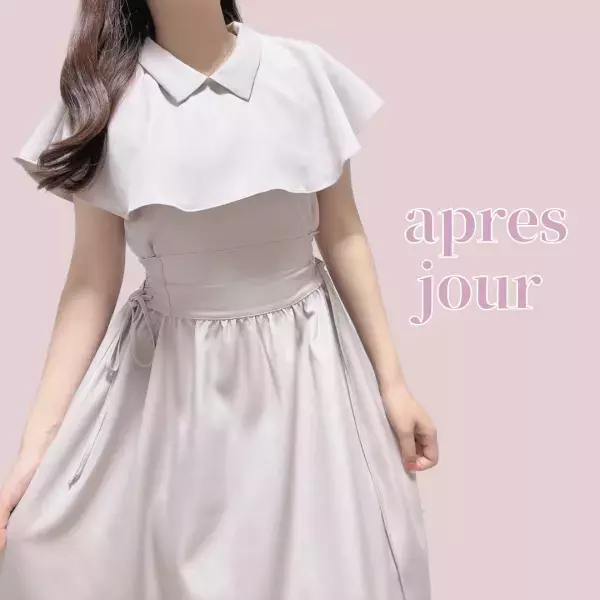 「凄すぎませんか？♡」【アプレジュール】新作ケープワンピースが「着映え」すること間違いなし！