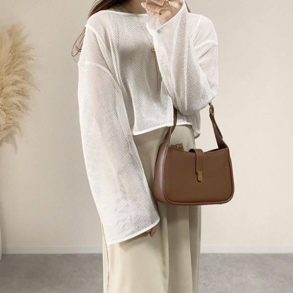 セットでも、単体でも「可愛い」♡【GU】”メッシュセットワンピース”が「着回し力抜群」でメチャ可愛い♡