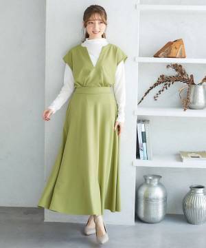 ＜1人1枚は狙って！！＞ 【ハニーズ】大人に似合う♡ 上品見え「フレアスカート」