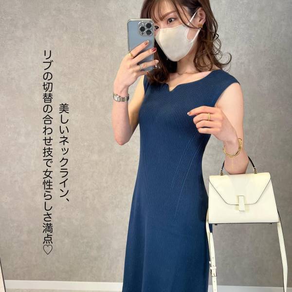 「今期1、買ってよかったと感動」【ユニクロ】「お気に入り」「好き」の声、続出！”3Dニットワンピース”