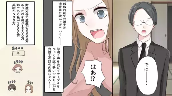 父が急逝…「はあ！？」”遺産の金額”を聞いて怒鳴る妹！？→必死にお金を作ろうとする【理由】に唖然…