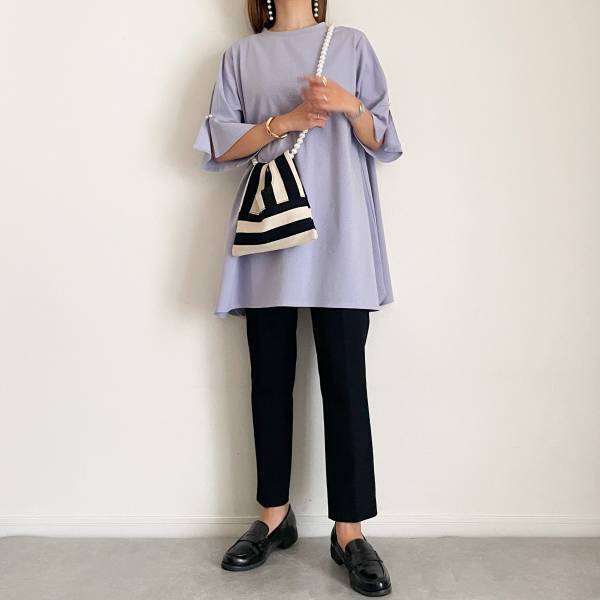 大人女子がはまる可愛さ！プチプラだけど上品で大人っぽ【aquagarage】「1枚で華やぐ」フレアチュニック