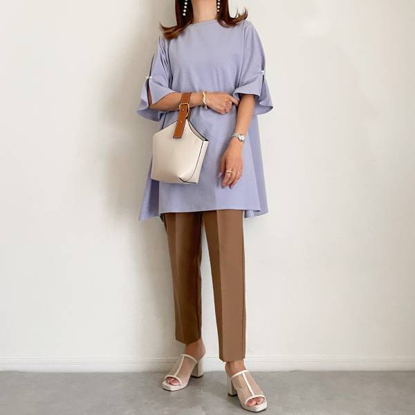 大人女子がはまる可愛さ！プチプラだけど上品で大人っぽ【aquagarage】「1枚で華やぐ」フレアチュニック