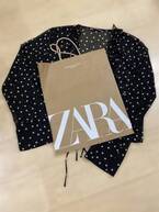 フリルとリボンにきゅん♡「かっこよくも可愛くも着られちゃう」【ZARA】の水玉シアーシャツ