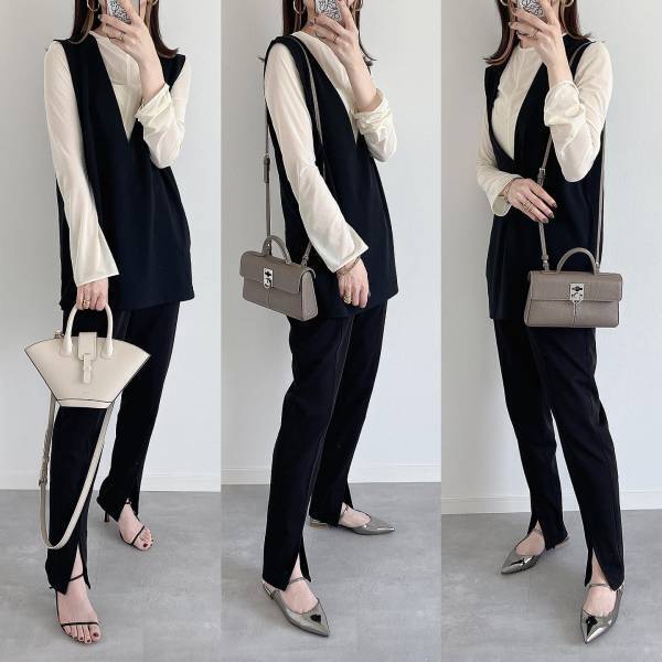 「お気に入り」「体型カバーも◎」【GU】今季は美シルエットな「ベスト」が大豊作！！