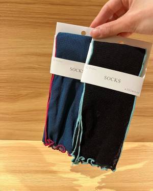 か、か、かんわいぃぃ（泣）【3COINS】サンダル合わせにもハマる「メロウソックス」