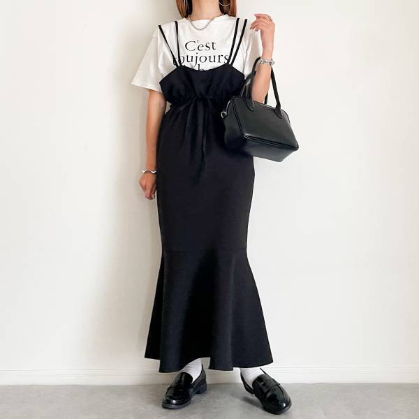 韓国女子にも褒められた！！「細見え確定！」華奢さもおしゃれさも♡【しまむら】の個性的ワンピ