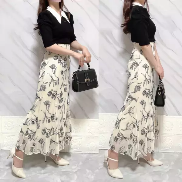 全身で5000円以下で買えちゃう！「超優秀ニット！」「大人可愛い♡」【GRL】新作モノトーンコーデ