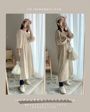 カワイイの大渋滞♡ 【しまむら】淡色女子がガチ推し！ 完売前に欲しい「花柄ワンピ」