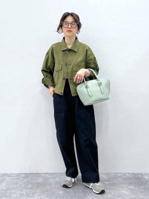 ＜いつも「黒」 → 解決!!＞ 【グローバルワーク】春夏コーデが垢抜ける♡ 「カラーバッグ」