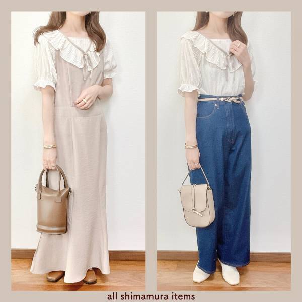 ＜可愛さ、大大大爆発！！＞【しまむら】ぽこぽこ素材が、たまらんッ♡「フリルトップス」