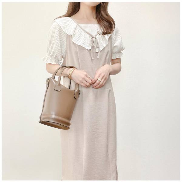 ＜可愛さ、大大大爆発！！＞【しまむら】ぽこぽこ素材が、たまらんッ♡「フリルトップス」