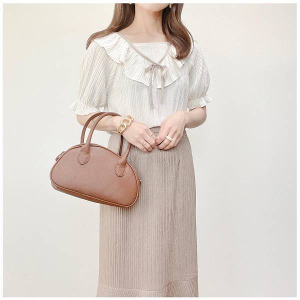 ＜可愛さ、大大大爆発！！＞【しまむら】ぽこぽこ素材が、たまらんッ♡「フリルトップス」