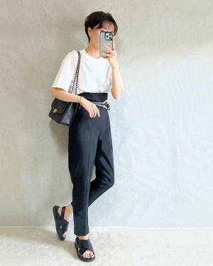 「使えすぎて着回し♡」【ユニクロ】「アクセントまで可愛い」”白T”があなどれないっ