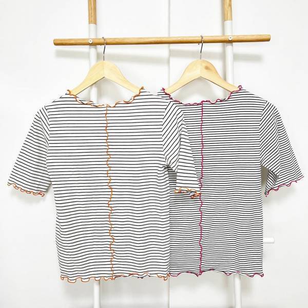 「絶妙でとにかく可愛すぎて罪やわぁ〜」【しまむら】「絶対欲しい！」ってなる！”ボーダートップス”特集