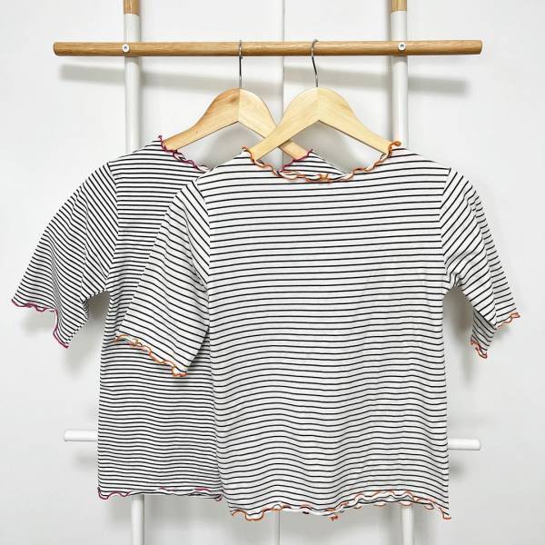 「絶妙でとにかく可愛すぎて罪やわぁ〜」【しまむら】「絶対欲しい！」ってなる！”ボーダートップス”特集