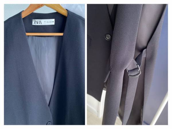「着痩せ効果抜群」「1着あるだけで」おしゃれに♡【ZARA】“バックルベスト”紹介