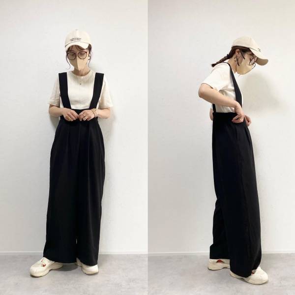 「めっちゃ可愛くて」買っちゃいました！【しまむら】”サロペット”が「リアル」に使える！