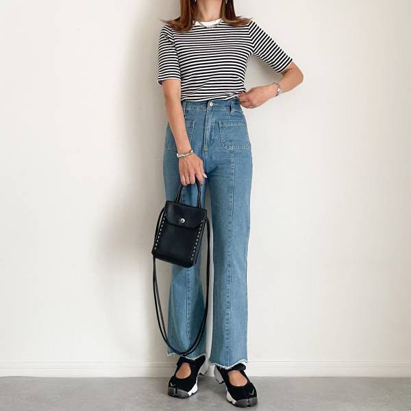 「持ってて損なし！」「神トップス！」【ユニクロ】着回し抜群な“ボーダートップス”集