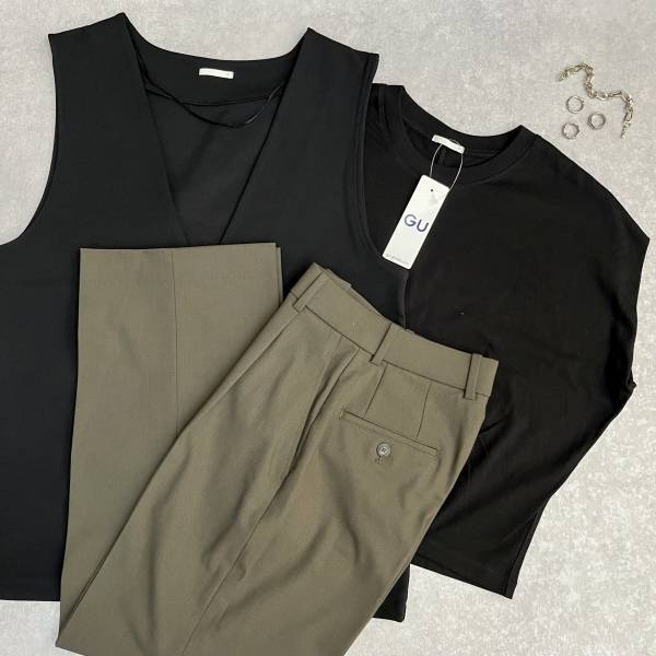 「大人っぽくて」もぅ最ッ高…♡【UNIQLO＆GU＆ZARA】夏の“ブラックカーキ”コーデ