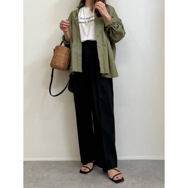 「大人っぽくて」もぅ最ッ高…♡【UNIQLO＆GU＆ZARA】夏の“ブラックカーキ”コーデ