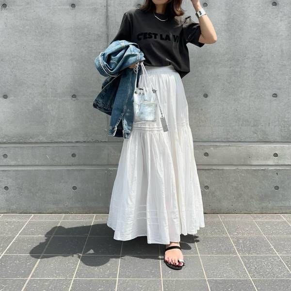 【ロゴＴシャツ】の季節！おしゃれな着こなしって？夏のおすすめ5style