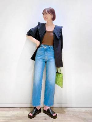 こりゃ、センス良いわぁ♡【ローリーズファーム】太ももカバーも◎「今っぽデニム」
