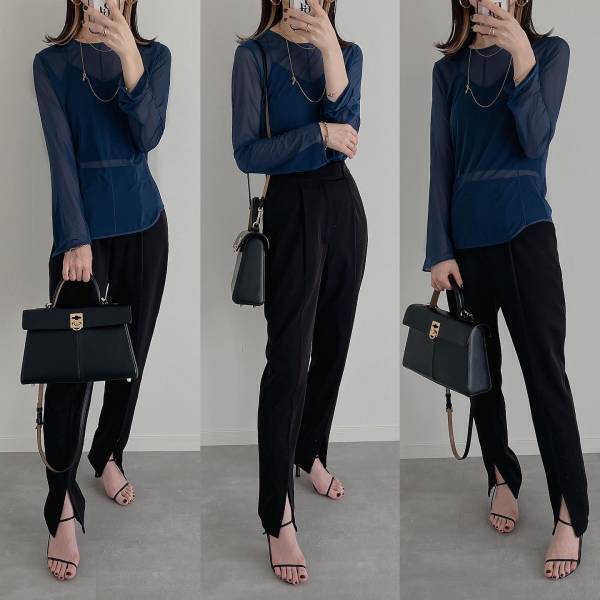 着回し抜群！「優秀トップス」「イロチ買い」したい！【ユニクロ】”シアートップス”