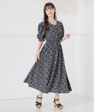 「女子力、高っっ！！」【ハニーズ】プチプラとあなどるなかれ♡ 大人可愛い「花柄ワンピ」