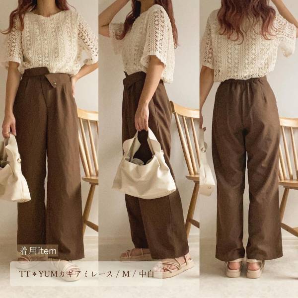 どこから見ても可愛いッ（泣）【しまむら】モテたい女子、必見♡ 最旬「レーストップス」