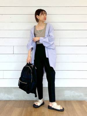 ＜梅雨のバッグ問題 → 解決！＞【グローバルワーク】ポケット充実で超優秀♡「撥水リュック」