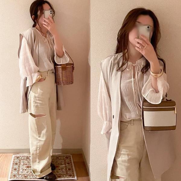 デニム買うなら →【しまむら】へ♡ さりげない”肌見せ”がオシャレ！ 大人っぽ「最旬デニム」