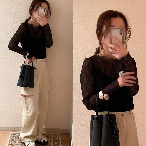 デニム買うなら →【しまむら】へ♡ さりげない”肌見せ”がオシャレ！ 大人っぽ「最旬デニム」