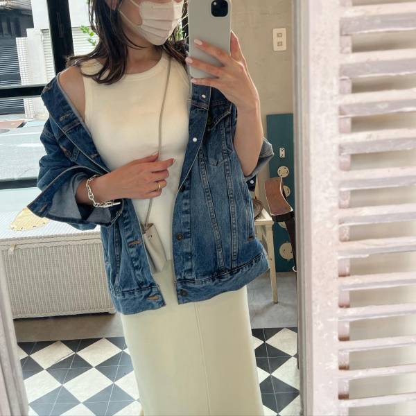 「理想的なヘルシー感」でもう1枚欲しくなるっ！！【ユニクロ】の”タンクトップ”は超優秀♡