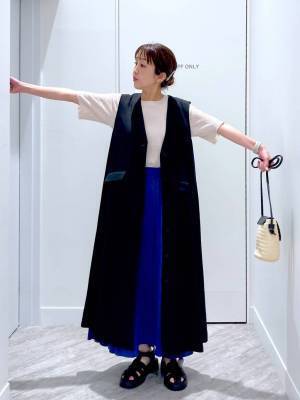 あ、ありがたいッ（泣）【グローバルワーク】ワンピにもなる「2WAYジレワンピ」♡