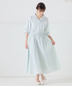 やっぱ「この柄」最強♡【ハニーズ】1枚あると助かるぅー！「ストライプ柄ワンピ」