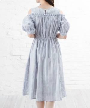 やっぱ「この柄」最強♡【ハニーズ】1枚あると助かるぅー！「ストライプ柄ワンピ」