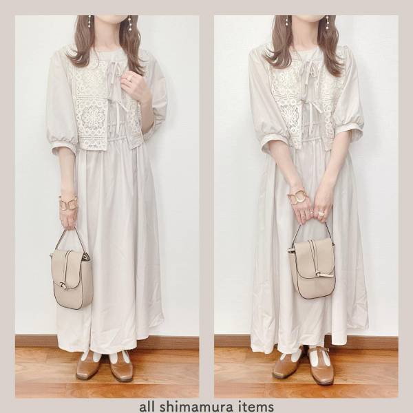 「淡色好き」さんに本当に「おすすめ」！【しまむら】”ワンピース”が「可愛すぎ」！