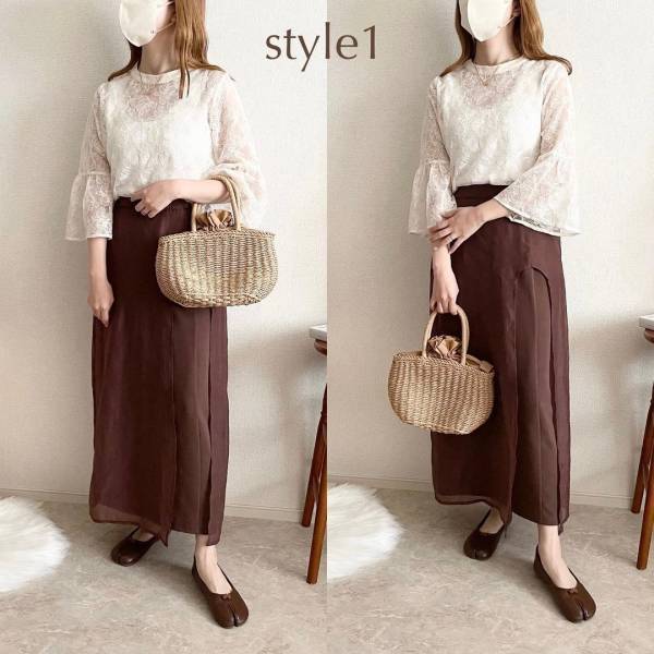 「一癖ありだけどシンプル」で「好評」だって〜！！【しまむら】合わせやすい”淡色コーデ”4選