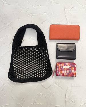 完売目前！？バッグが990円はコスパ最高すぎ！！【GU】メッシュ素材で夏らしさ全開”ニットミニバッグ”