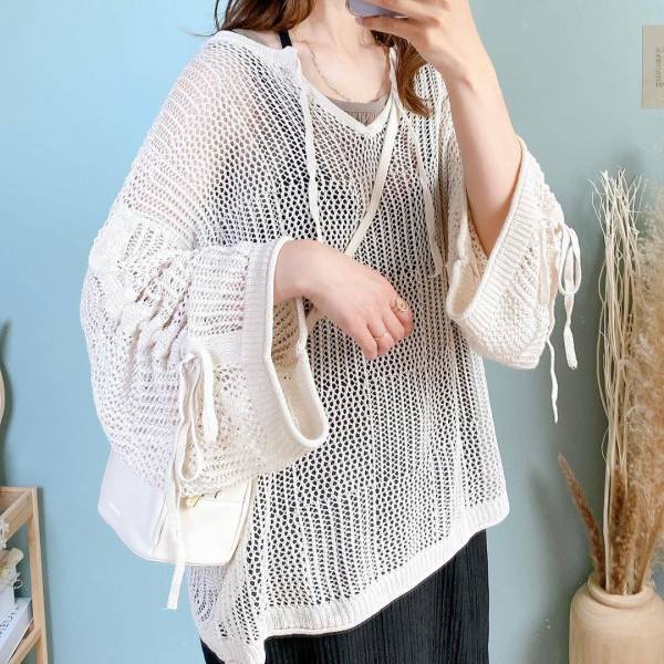 ＜お店では幻のアイテム！？＞【しまむら】完売前に手に入れたいッ♡ 大人気「メッシュニット」