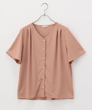 ＜迷った朝は、これ一択♡＞ 【ハニーズ】こりゃ優秀！ アクセいらずの「パール付きトップス」