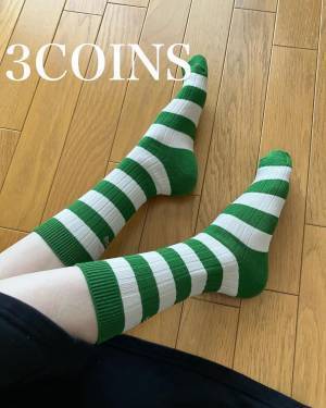 これだから【3COINS】やめられんッ♡ 全買いしちゃうじゃん！ プチプラ「カラーソックス」1